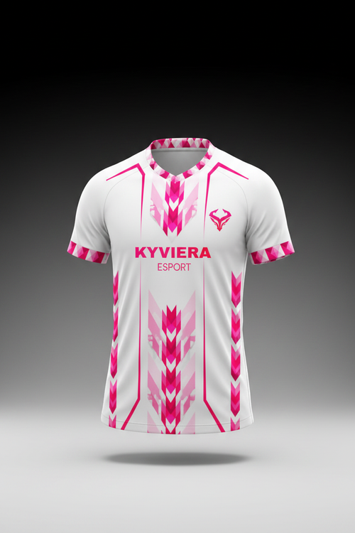 Maillot Kyviera eSport fond noir dégradé blanc